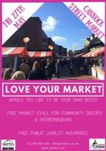 Cannock Street Market Flyer 