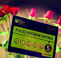 hygiene rating sticker