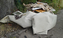 Rubbish flytipped