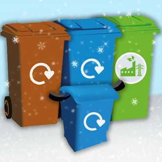 christmas bins