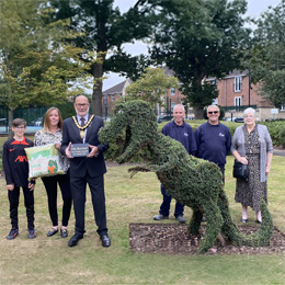 Dinosaur at Cannock Park