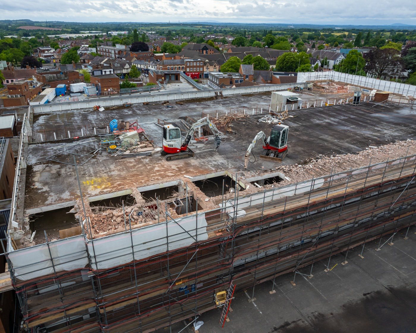 Drone footage of MSCP